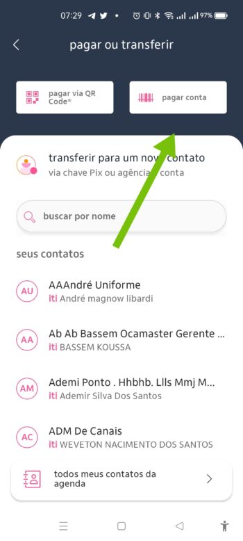 Como pagar fatura e boletos com banco iti