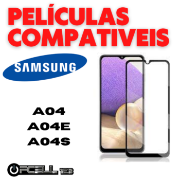 Películas compatíveis com SAMSUNG A04 A04S A04E smartphone