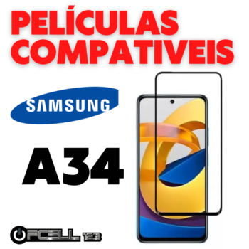 Películas compatíveis com Samsung A34