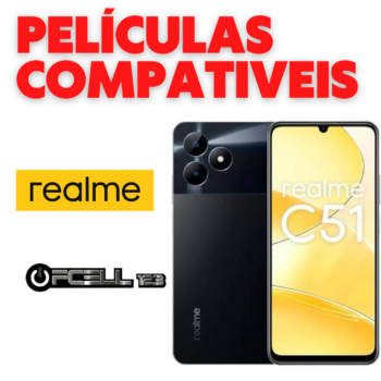 Películas compatíveis com Realme C51 smartphone