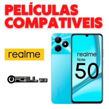 Películas compatíveis com  Realme Note 50 smartphone