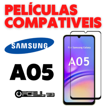 Películas compatíveis com Samsung A05  smartphone