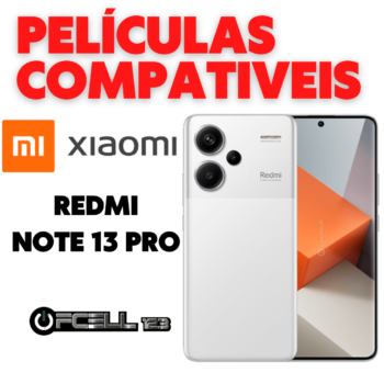Películas compatíveis com Xiaomi Redmi Note 13 Pro smartphone