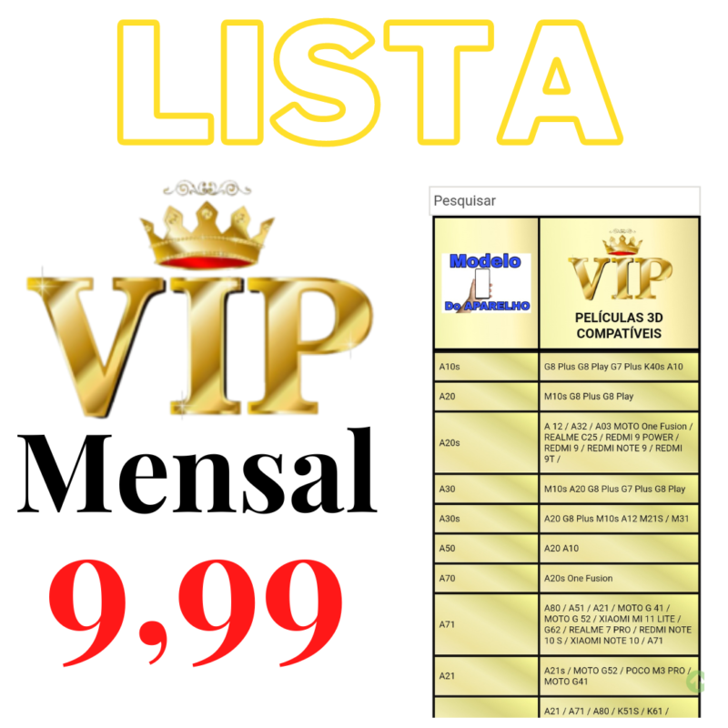 Lista VIP  1 Mês