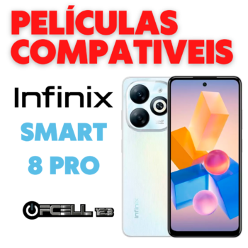 Películas compatíveis com Infinix Smart 8 Pro smartphone