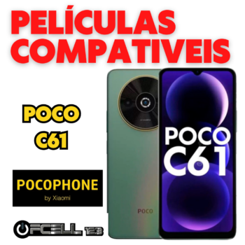 Películas compatíveis com Xiaomi Poco C61 smartphone