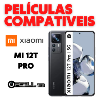 Películas compatíveis com Xiaomi Mi 12T Pro smartphone