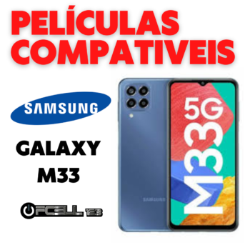 Películas compatíveis com Samsung Galaxy M33 5g smartphone