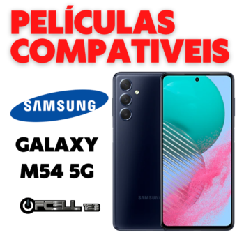 Películas compatíveis com Samsung Galaxy M54 5g smartphone