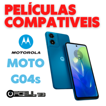 Películas compatíveis com Motorola Moto G04s smartphone