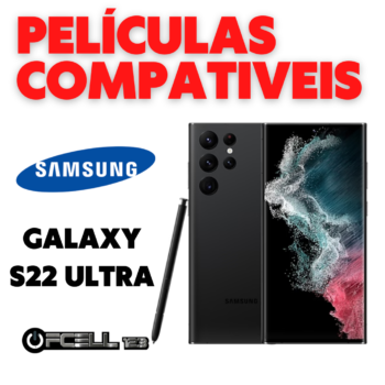 Películas compatíveis com Samsung Galaxy S22 Ultra smartphone