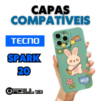 Capas compatíveis com Tecno Spark 20