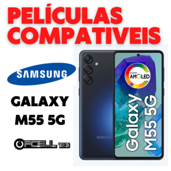 Películas compatíveis com Samsung Galaxy M55 smartphone