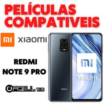 Películas compatíveis com Redmi Note 9 Pro smartphone