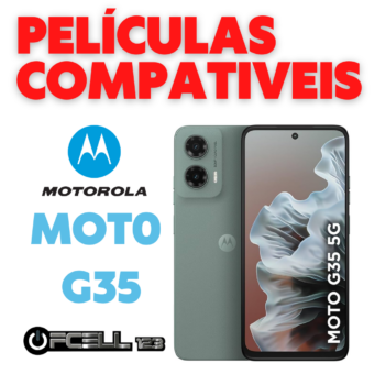 Películas compatíveis com celular moto g35