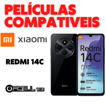 Películas compatíveis com xiaomi redmi 14c smartphone