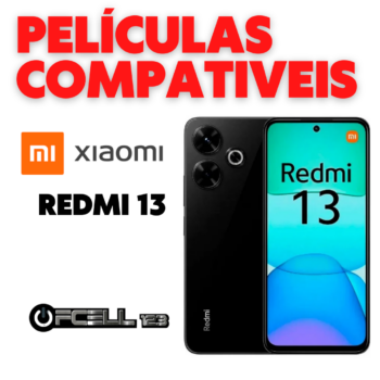 Películas compatíveis com xiaomi redmi 13