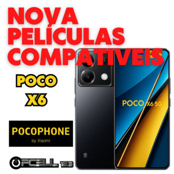 Películas compatíveis com poco m6 pro