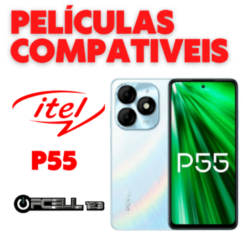 Películas compatíveis com celular itel p55 smartphone