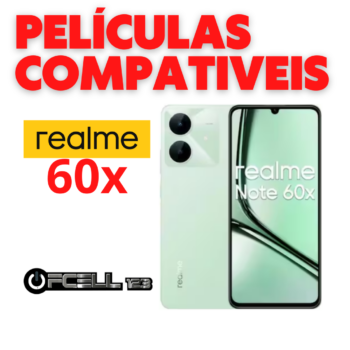 Películas compatíveis com realme note 60x