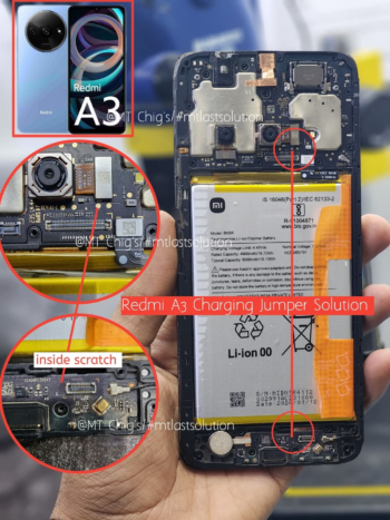 xiaomi redmi A3 e A3x não carrega solução