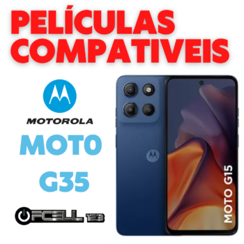 Películas compatíveis com Motorola moto g15