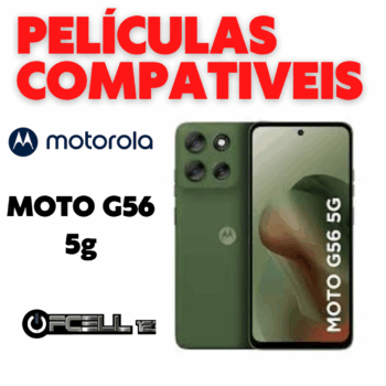 Películas compatíveis com moto g56 smartphone
