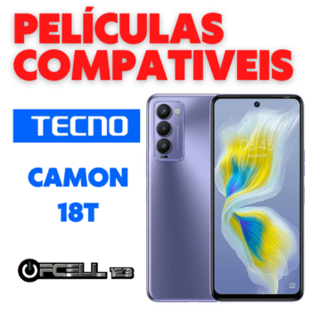 Películas compatíveis com Tecno Camon 18t smartphone