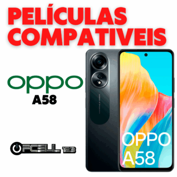 Películas compatíveis com Oppo A58 smartphone