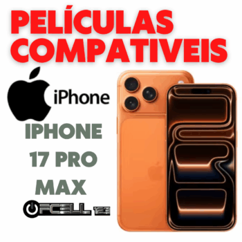 Películas compatíveis com Iphone 17 pro max smartphone