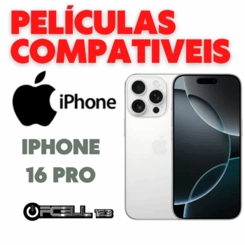 Películas compatíveis com Iphone 16 pro smartphone