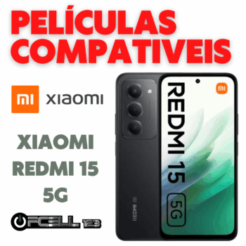 Películas compatíveis com xiaomi redmi 15 5g smartphone