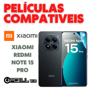 Películas compatíveis com Xiome Redmi Note 15 Pro smartphone