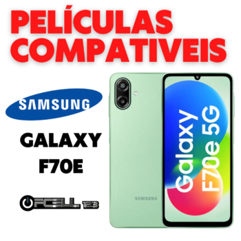 Películas compatíveis com Samsung Galaxy F70E smartphone