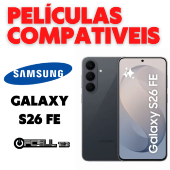 Películas compatíveis com samsung S26 FE smartphone