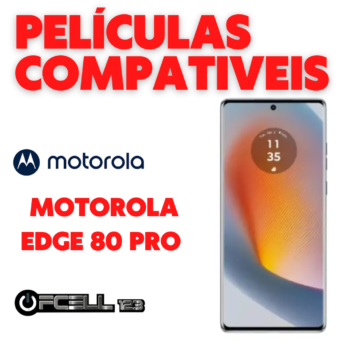 Películas compatíveis com Motorola edge 80 pro smartphone